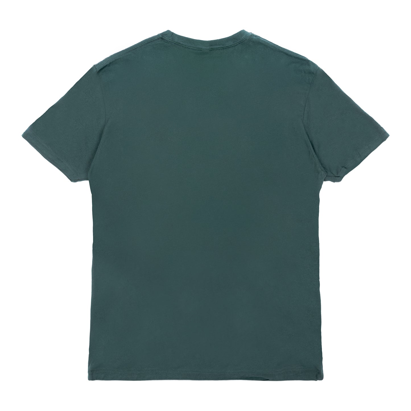 Green t-shirt on a white background