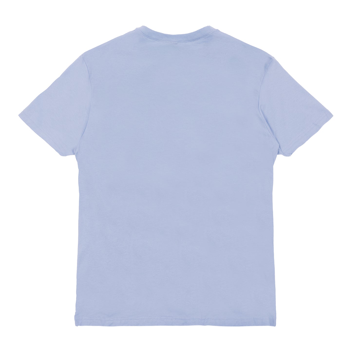 Light blue t-shirt on a white background