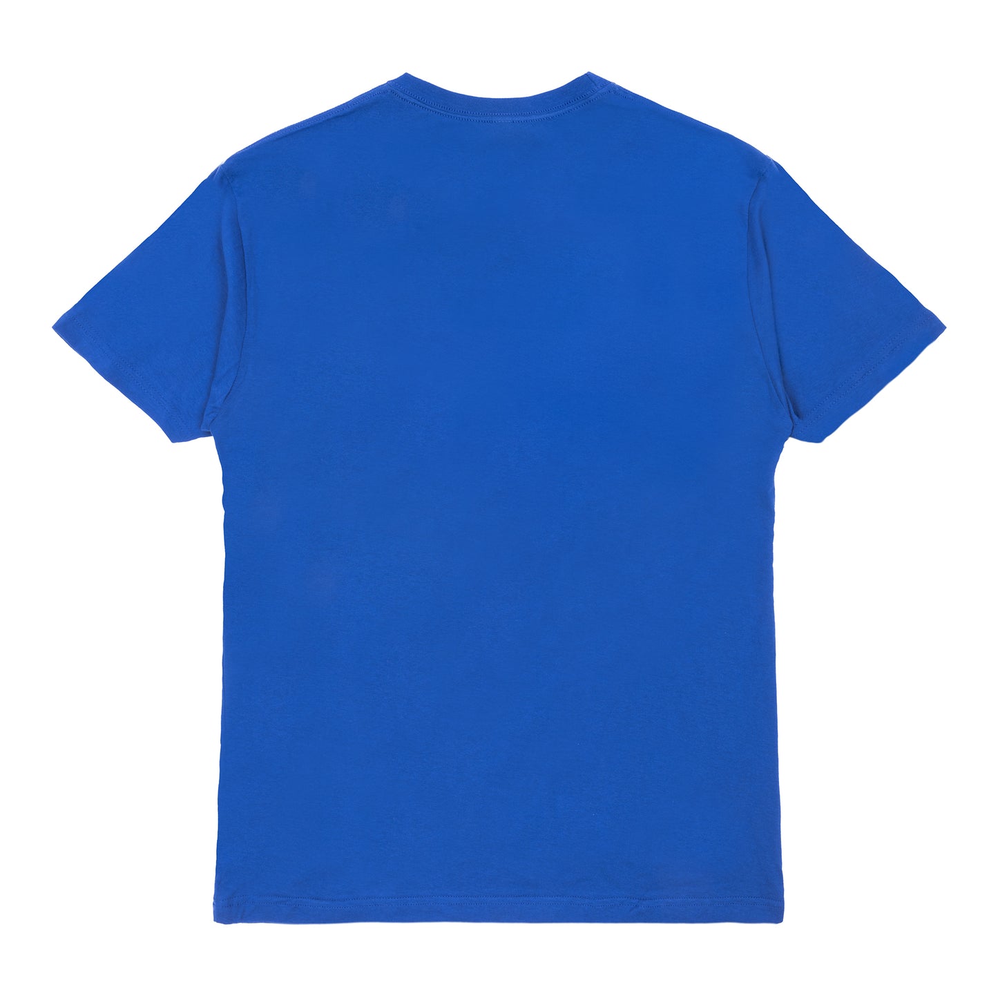 Blue t-shirt on a white background