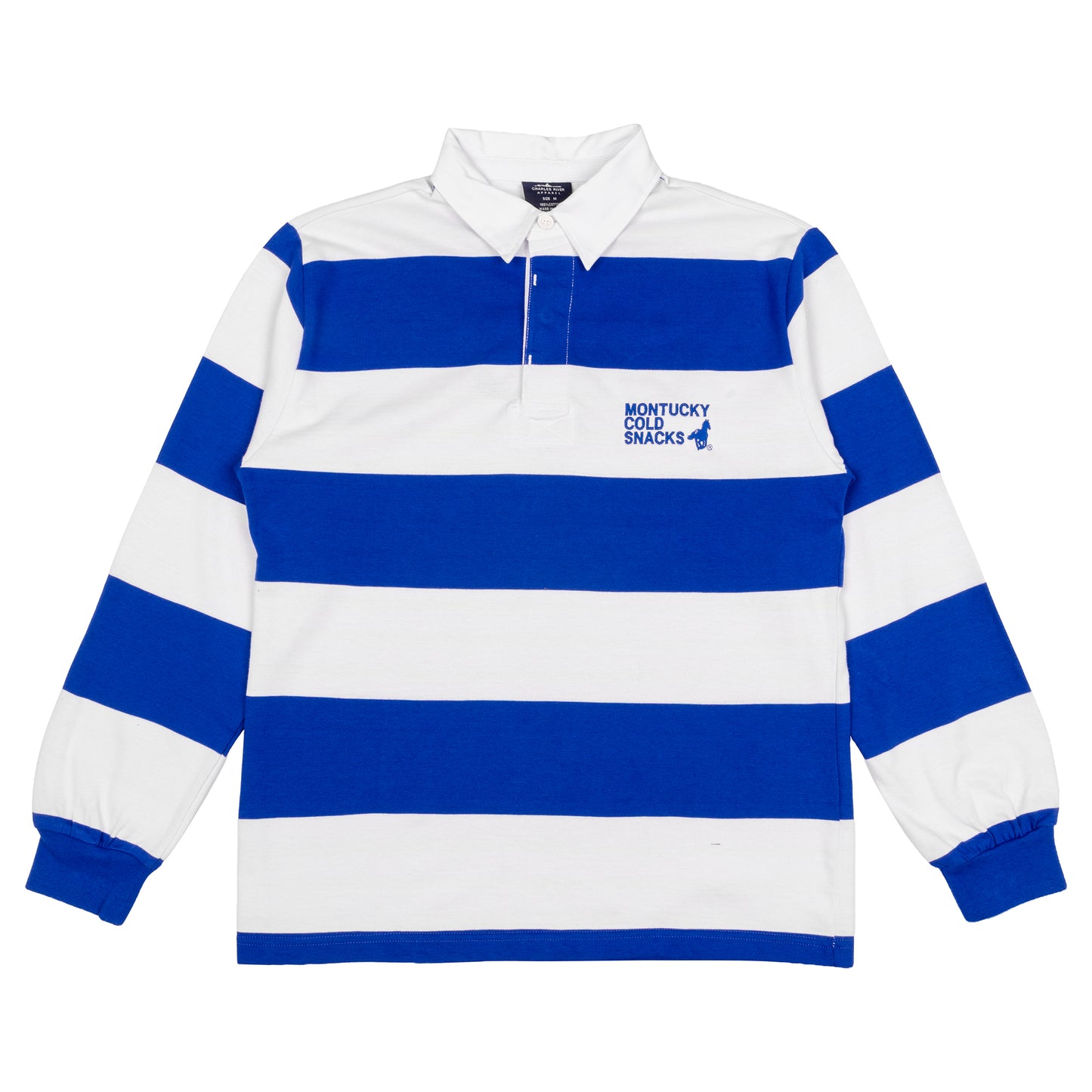 Striped Rugby Embroidered Long Sleeve