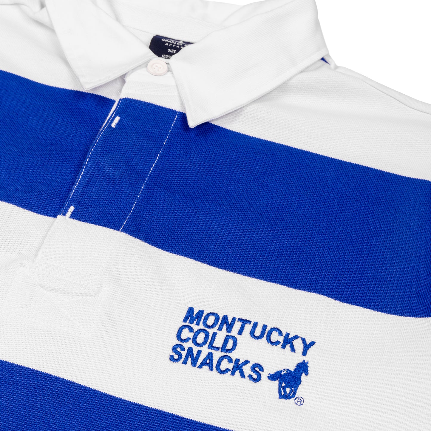 Striped Rugby Embroidered Long Sleeve