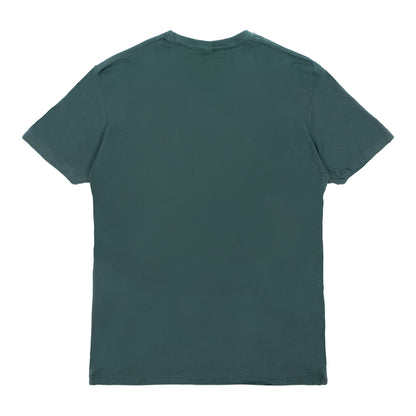 Green t-shirt on a white background