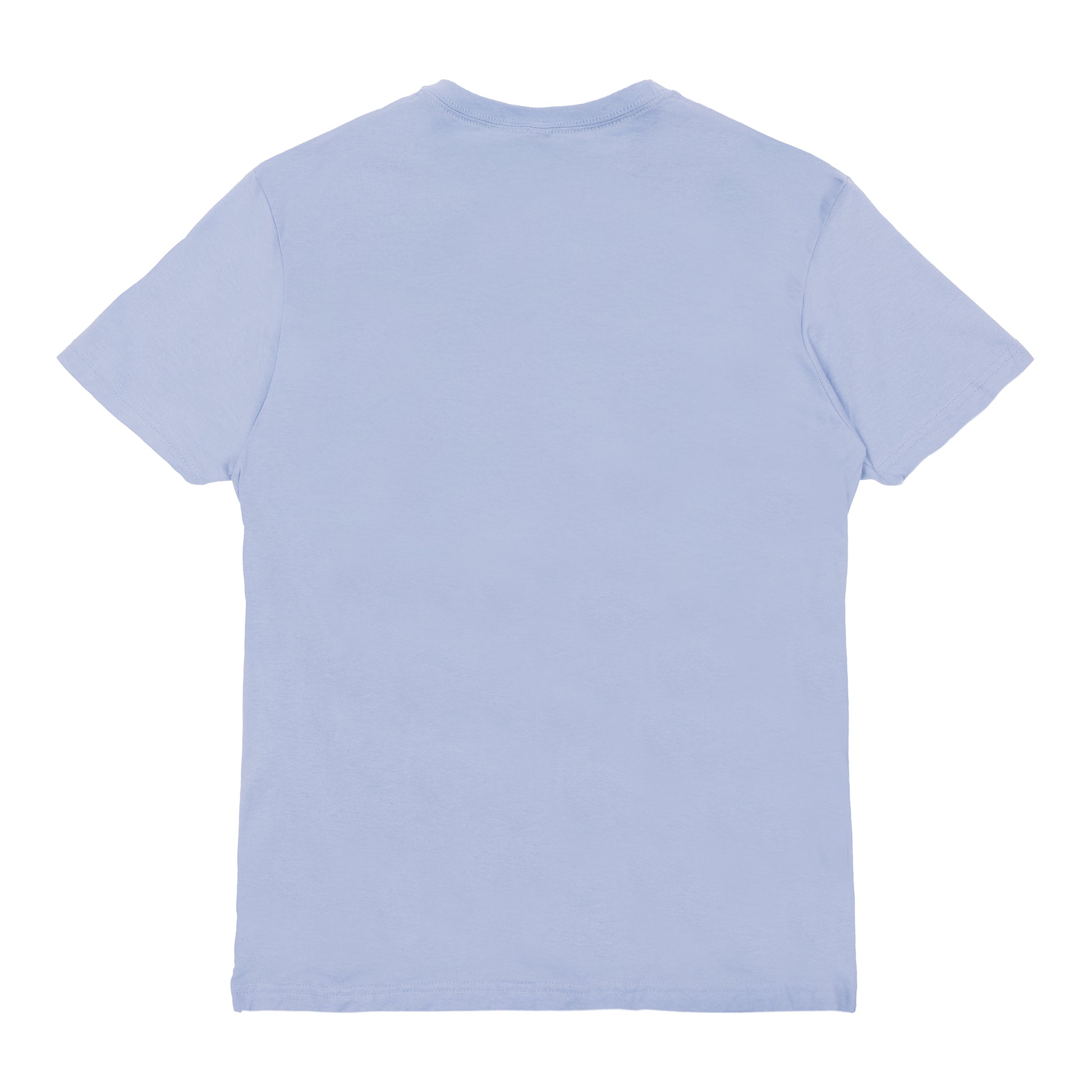 Light blue t-shirt on a white background