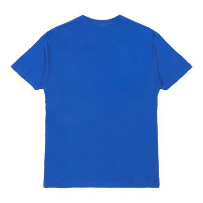 Blue t-shirt on a white background