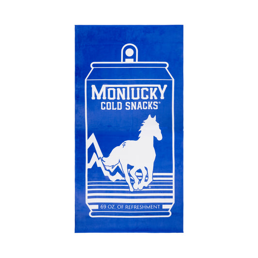 Montucky Cold Snacks Beach Towel