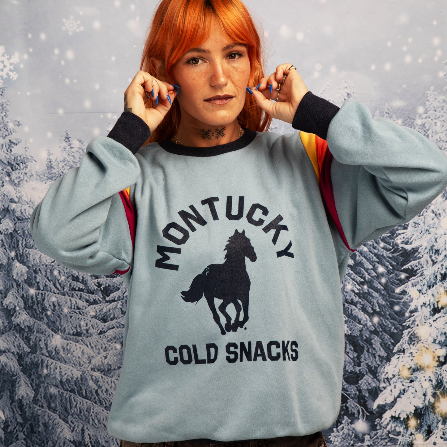 Montucky Cold Snacks Striped Sweater