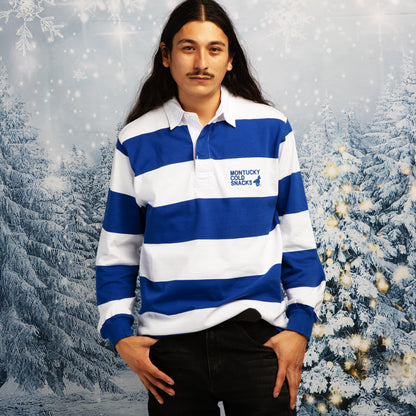 Striped Rugby Embroidered Long Sleeve